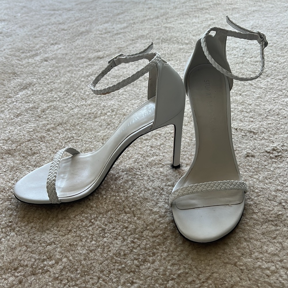 Stuart Weitzman Barebraid High Heel Sandals